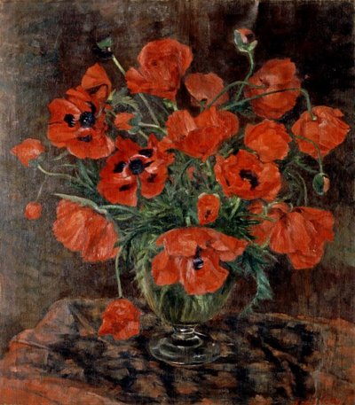 Nature morte avec coquelicots - Ivana Kobilca